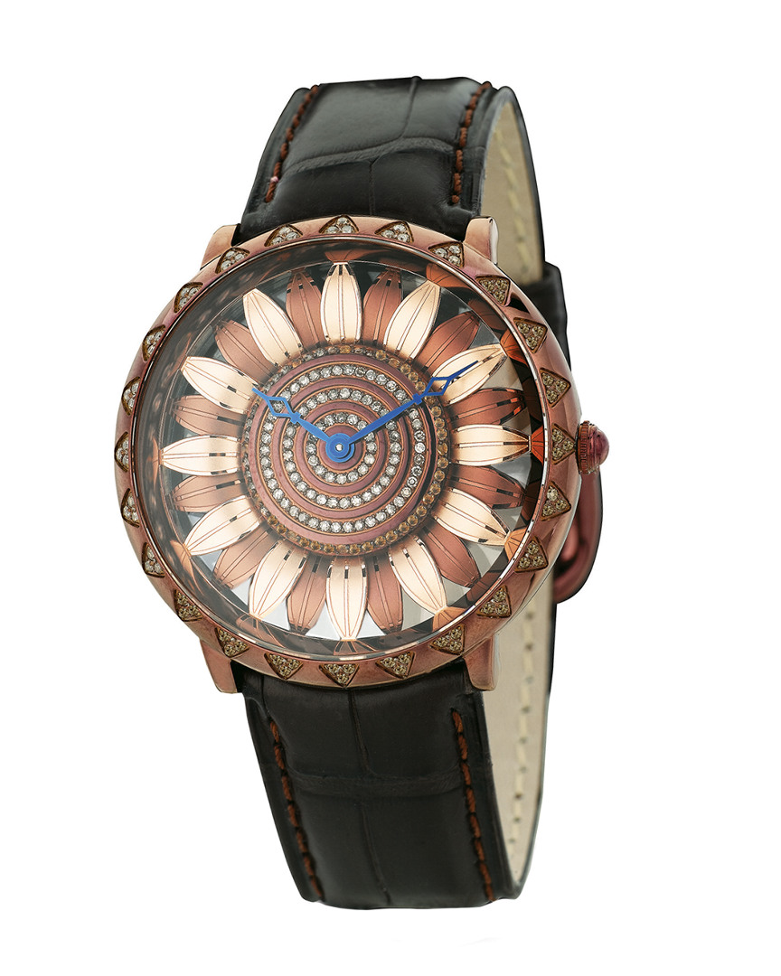Le Vian Women's Alligator Diamond Watch