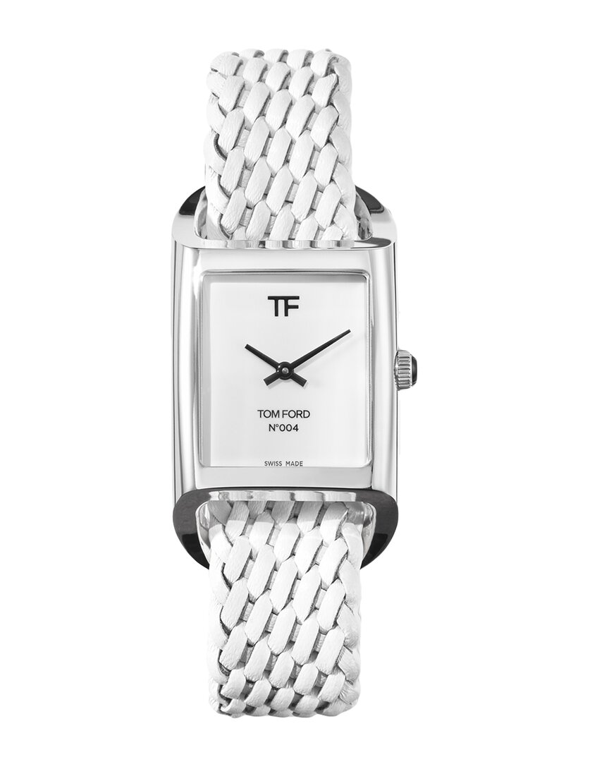 Tom Ford Unisex 004 Watch In Metallic
