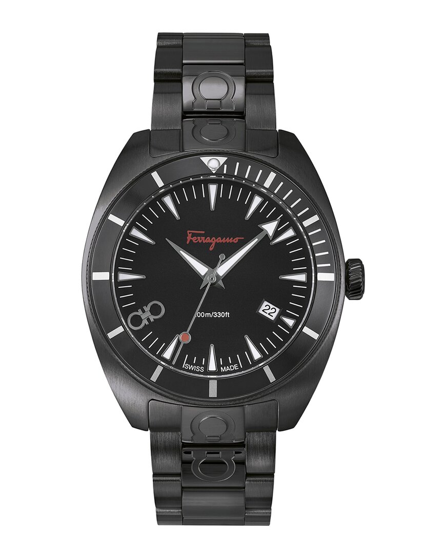 Ferragamo Experience Bracelet Watch In Black