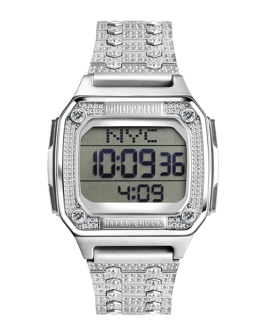 Shop Philipp Plein Men's Hyper $hock Crystal Watch