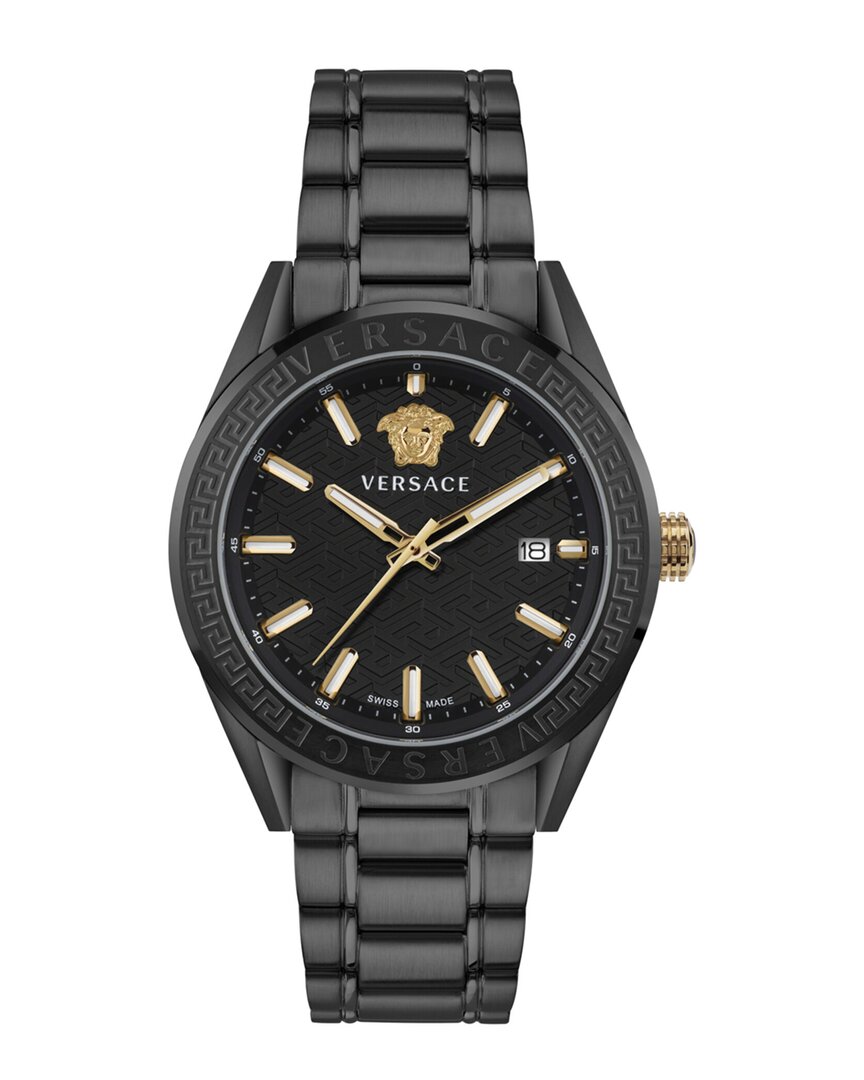 Versace Men's V-code Watch In Red