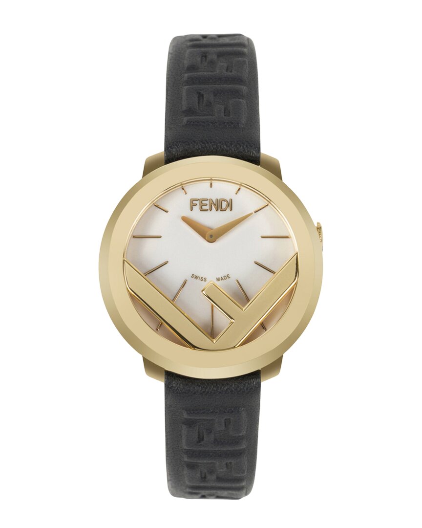 Fendi Women's F Is  Watch In Black