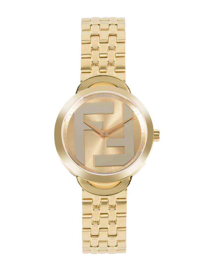 Fendi Women's O'lock Watch In Gold