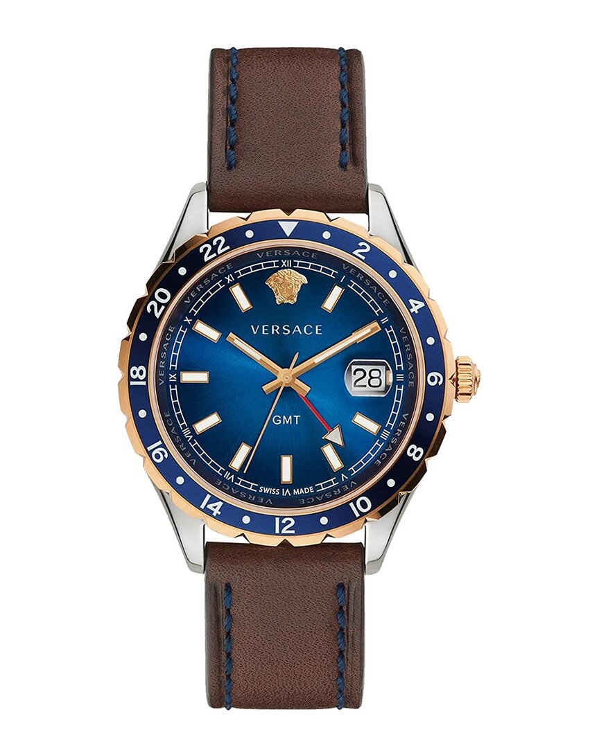 Versace Men's Hellenyium Watch In Brown