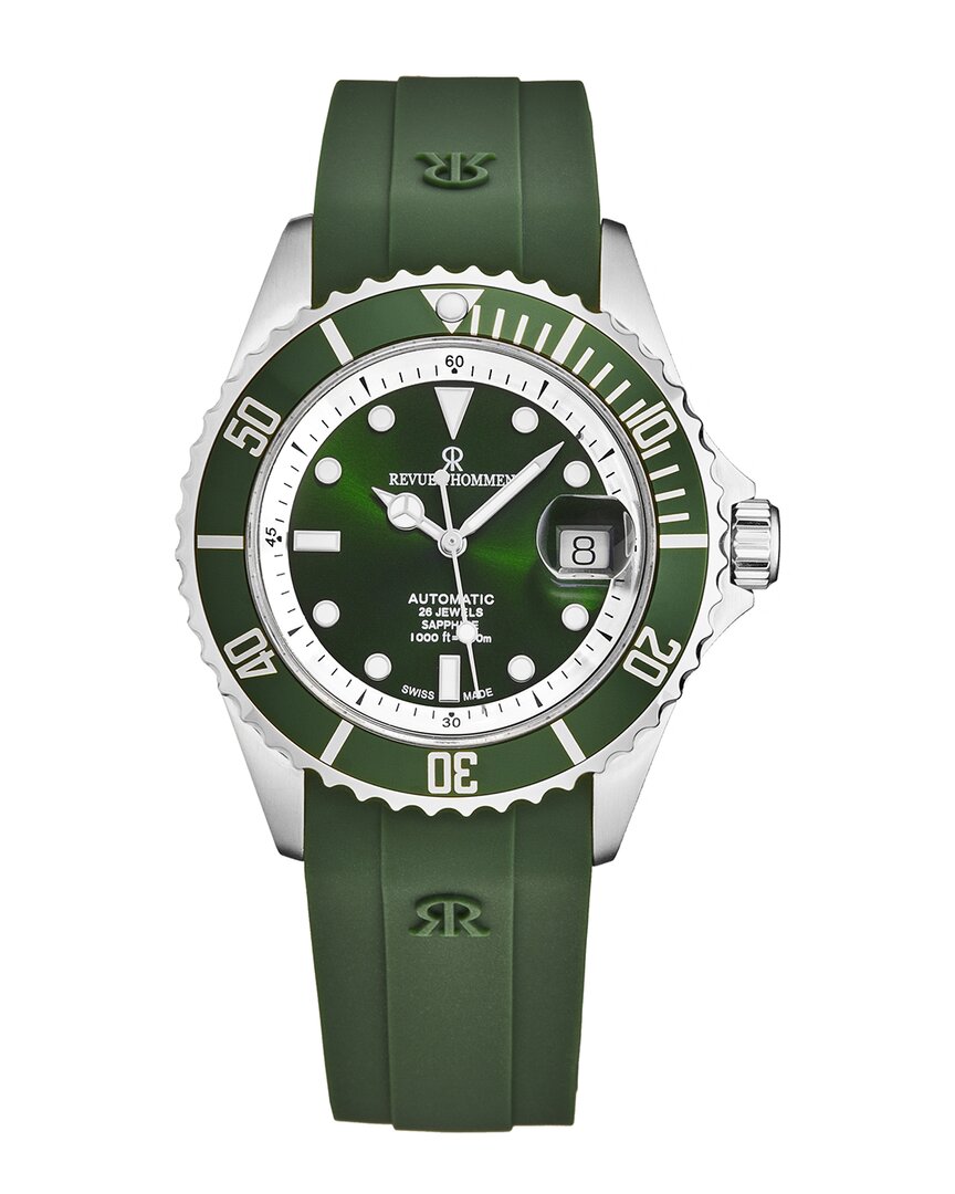 Revue Thommen Men's Diver Watch In Green