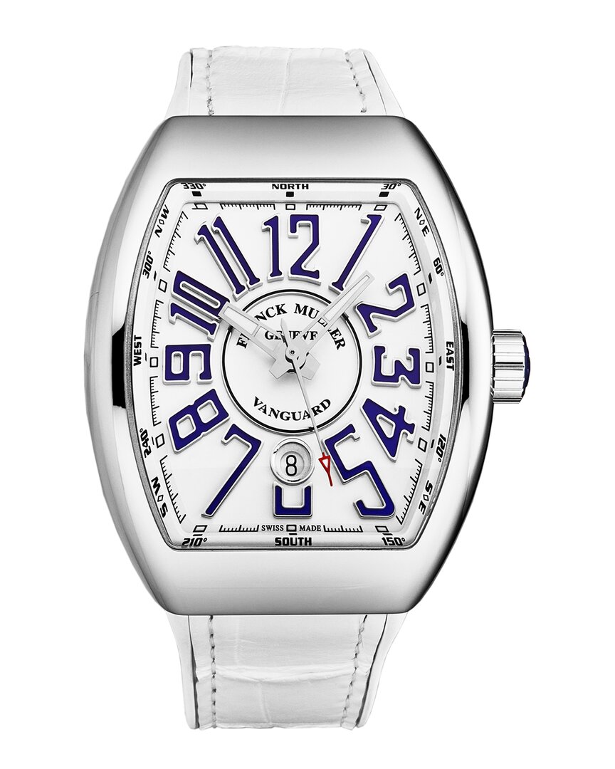 Franck Muller Vanguard Mens Automatic Watch 45scwhtwhtblu-4 In White