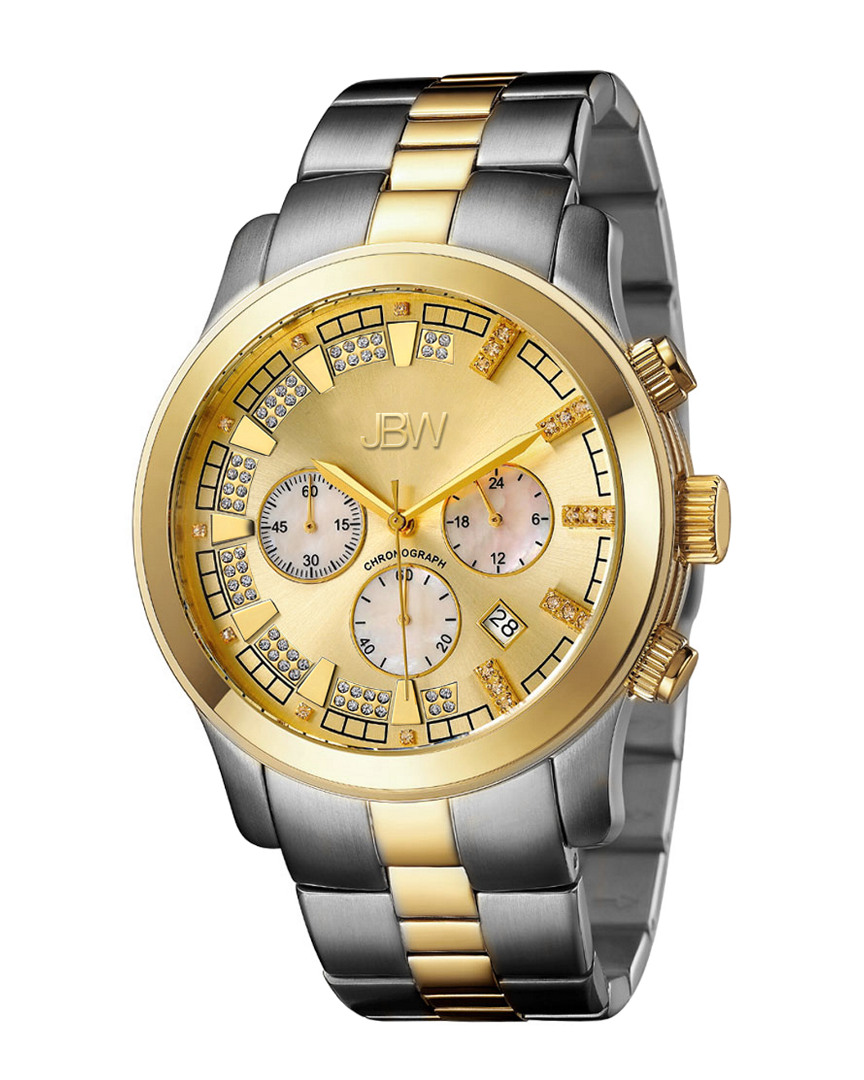 Jbw Men's Delano Diamond & Crystal Watch