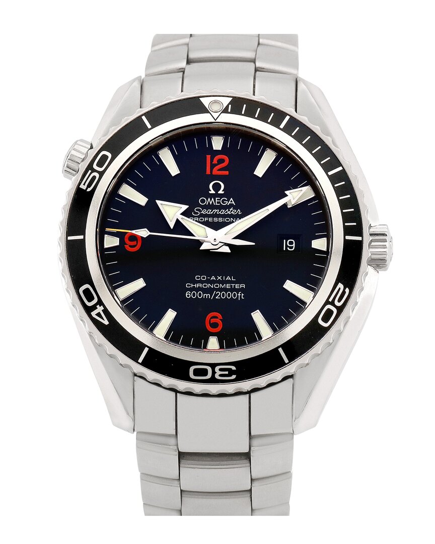 Omega Men's Seamaster Planet Ocean Watch In Metallic
