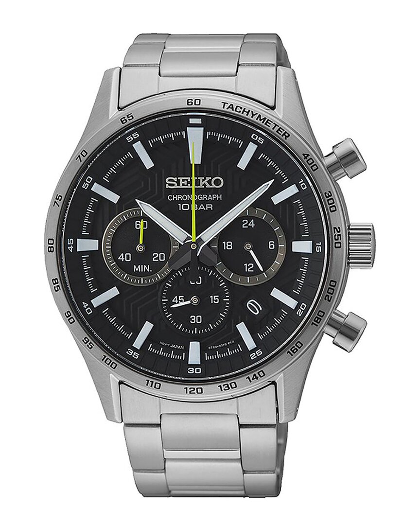 Seiko Men's Classic Black Dial Watch
