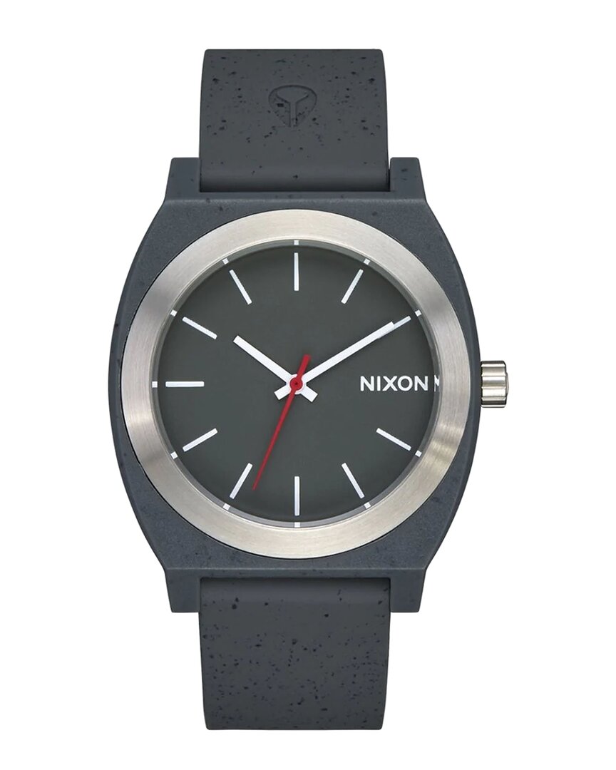 Nixon Time Teller Opp Silicone Strap Watch, 39.5mm