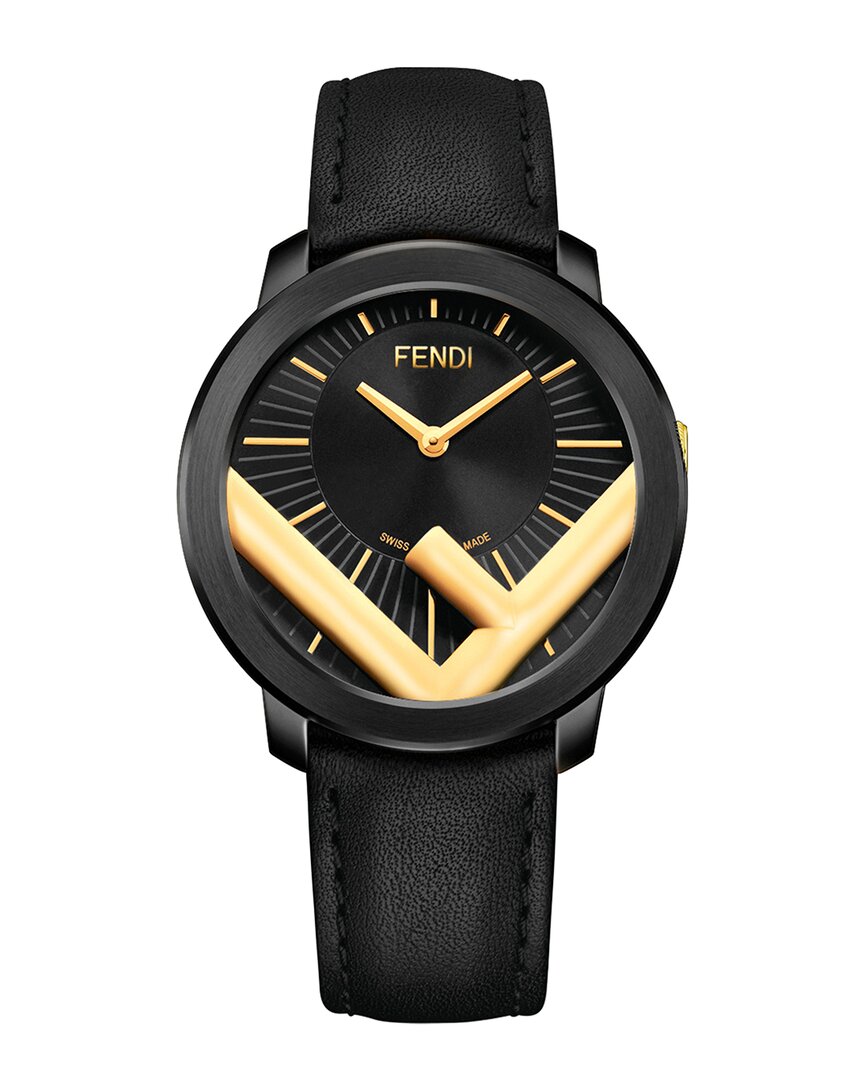 Fendi Men's Run Away Watch In Black