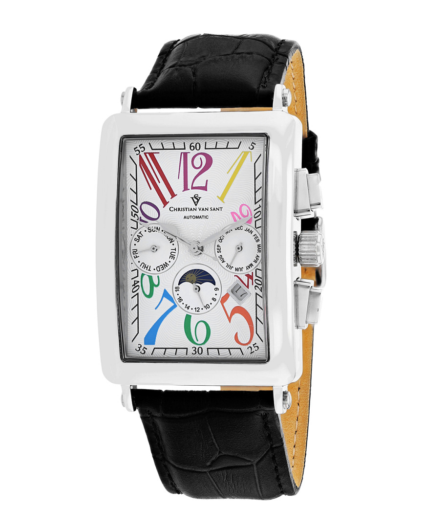 Christian Van Sant Men's Blue Dial Watch