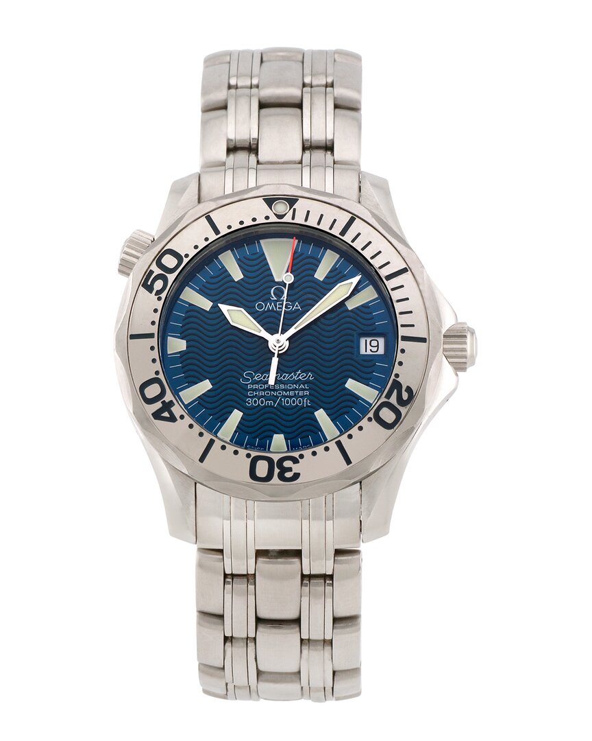 Pre-owned Omega Unisex Seamaster Chronometer Watch, Circa 2000's (authentic Pre-loved)