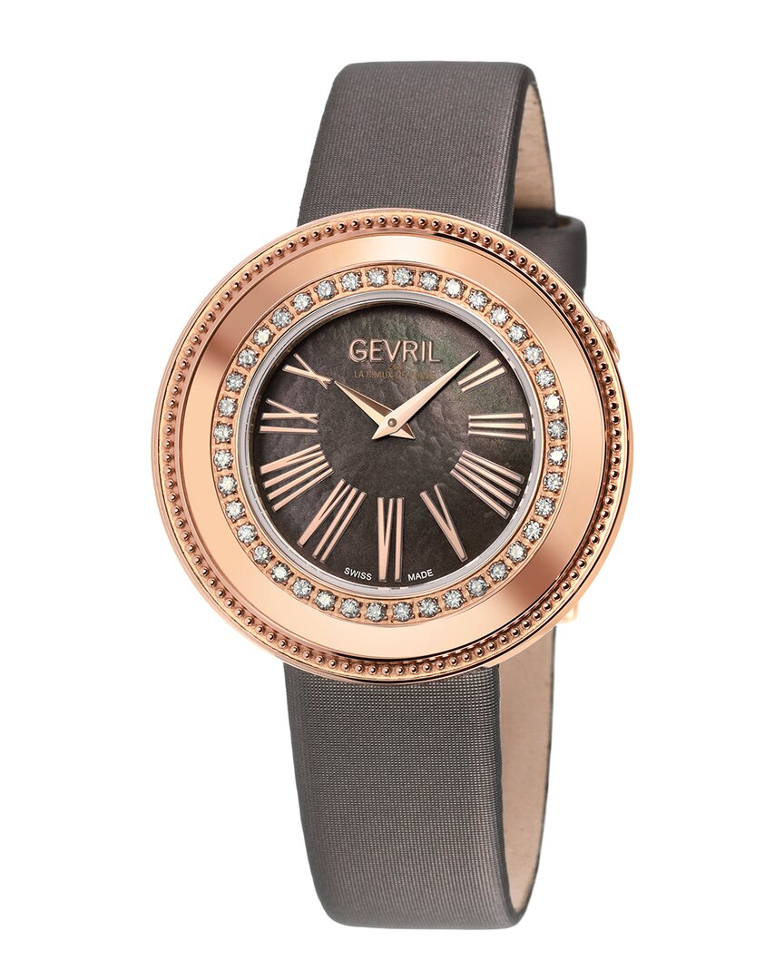 Shop Gevril Women's Gandria Diamond Watch