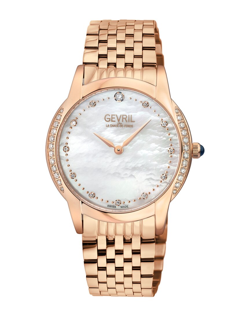Shop Gevril Women's Airolo Diamond Watch