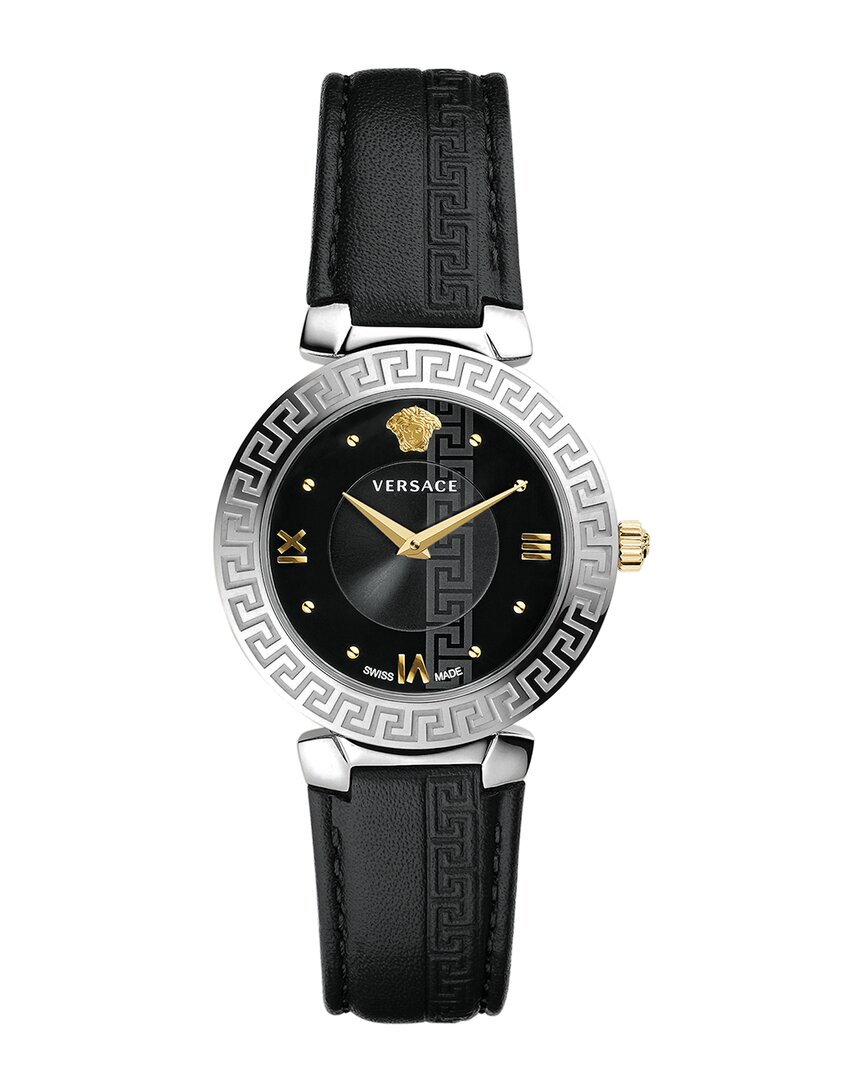 Versace Women's Daphnis Watch In Black