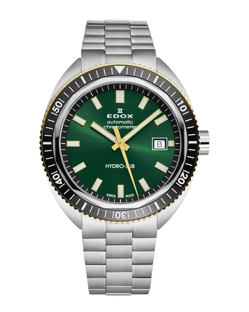 Edox Men's Hydrosub Watch In Green
