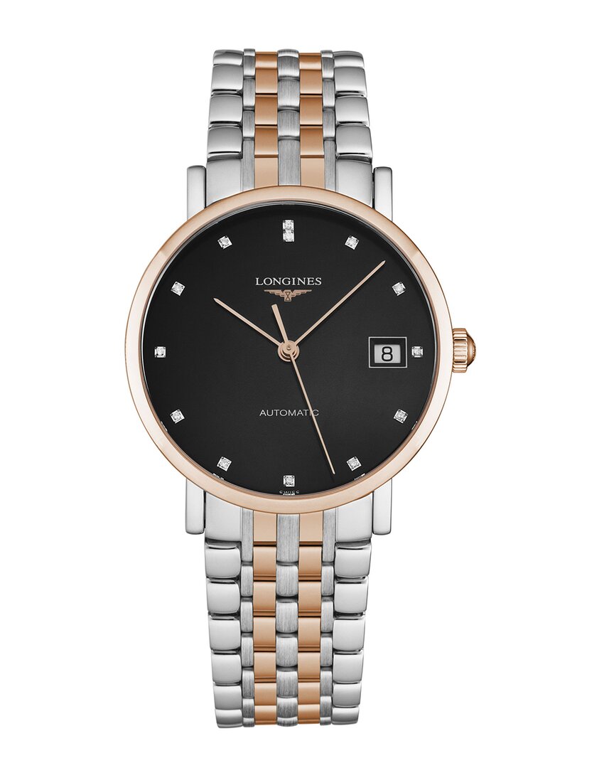 Longines Women's Elegant Watch In Black