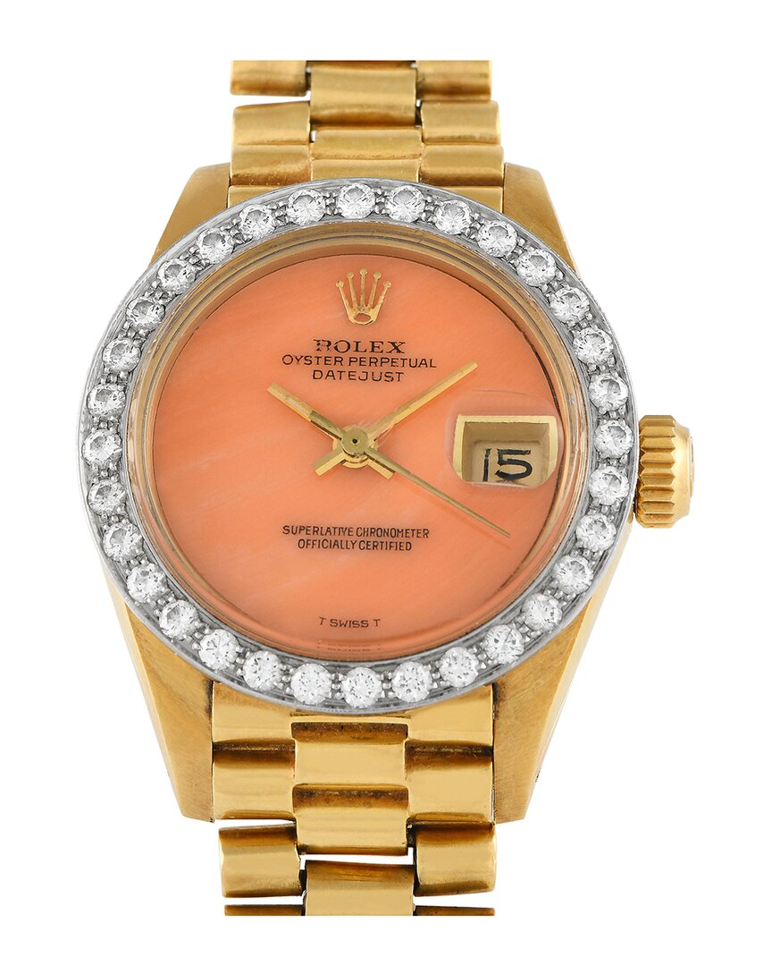 Heritage Rolex Rolex Women's Lady-datejust Diamond Watch, Circa 1983 (authentic )
