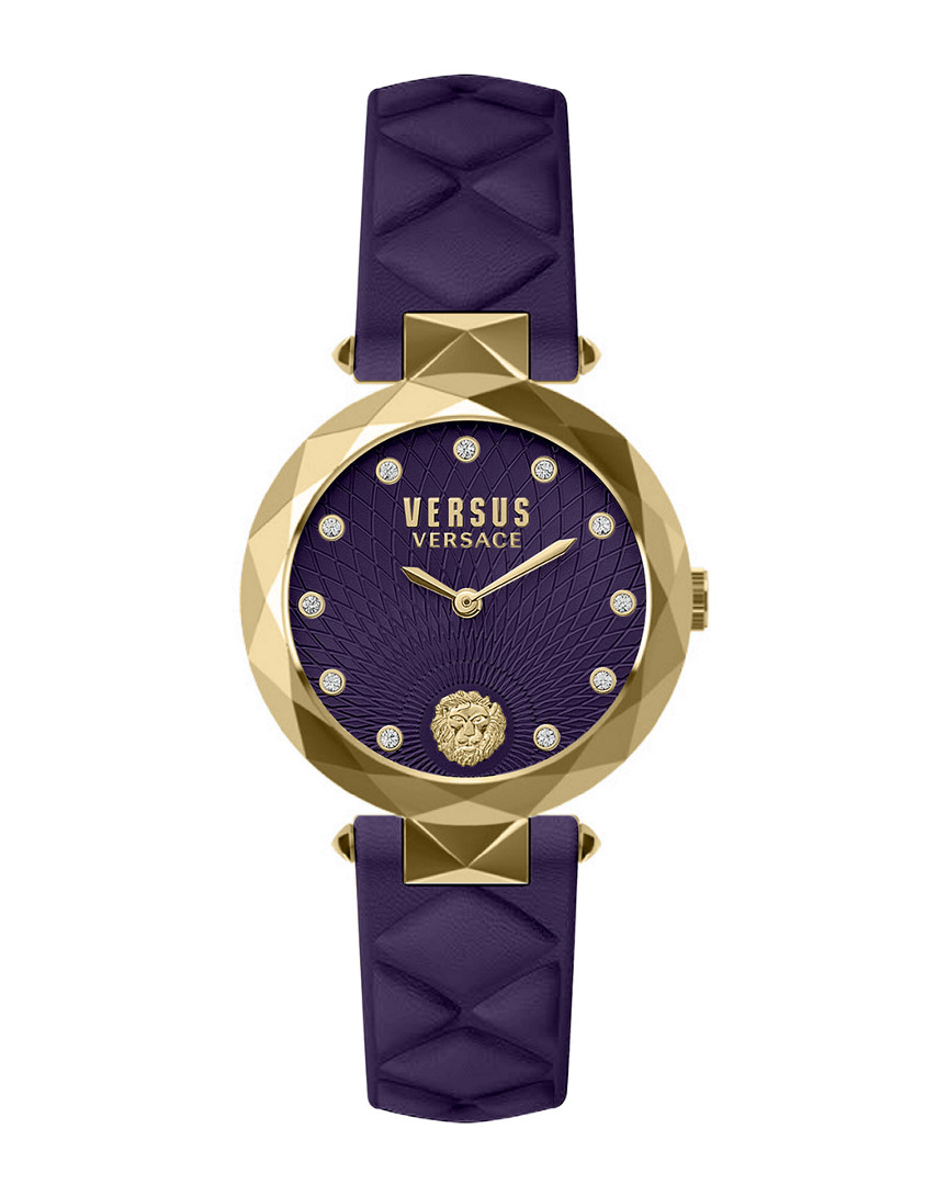 Versus Versace Women's Covent Garden Watch In Purple
