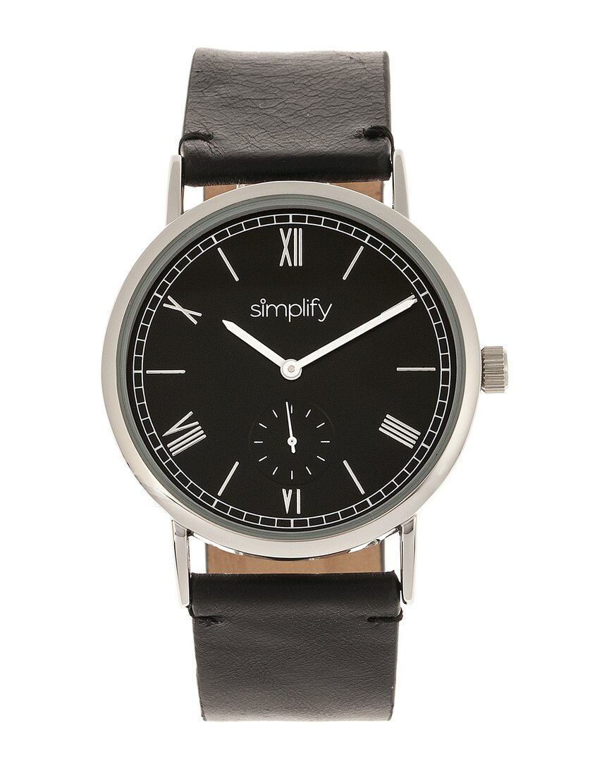 Simplify Unisex The 5100 Watch In Black / Blue