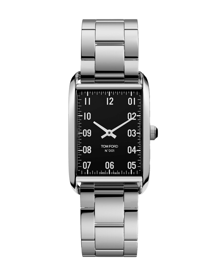 Tom Ford Unisex 001 Watch In Metallic