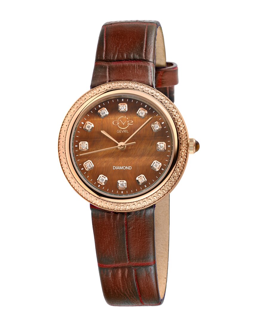 Gv2 Women's Arezzo Diamond Watch