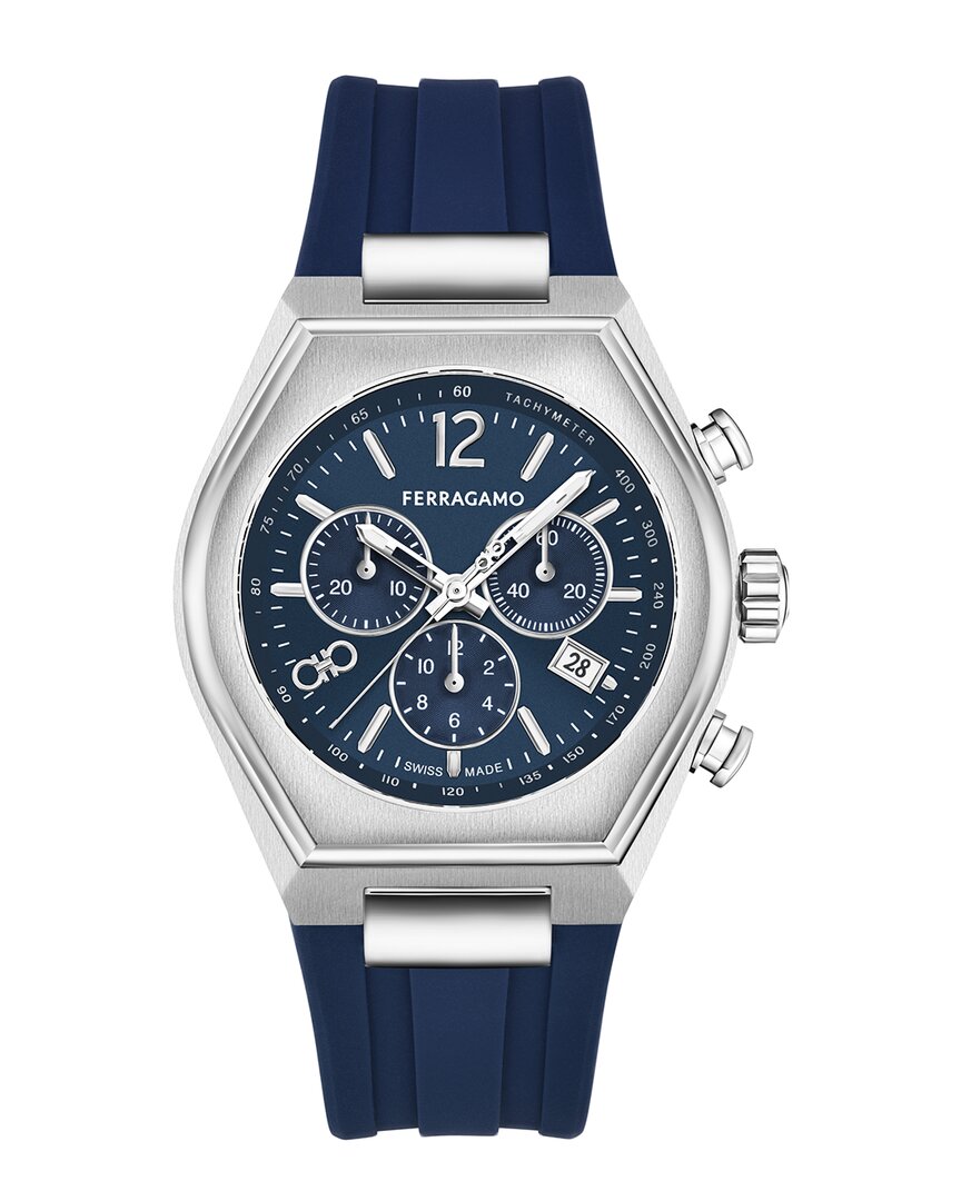 Shop Ferragamo Men's Tonneau Chrono Watch