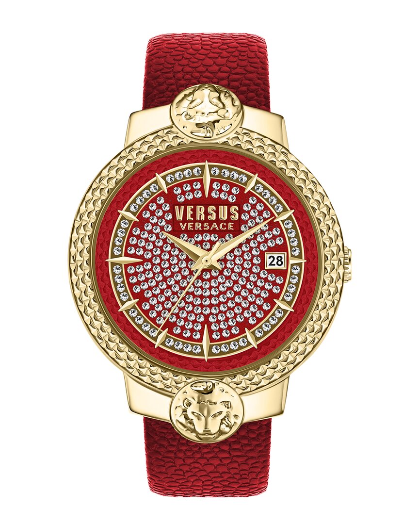 Shop Versus By Versace Women's Mouffetard Crystal Dial Watch