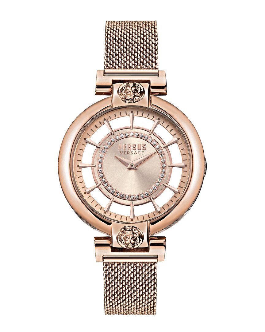 Versus By Versace Women's Silver Lake Watch In Gold