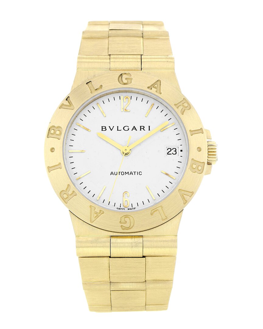 Shop Bulgari Men's Diagono Watch Circa 2000s (authentic )