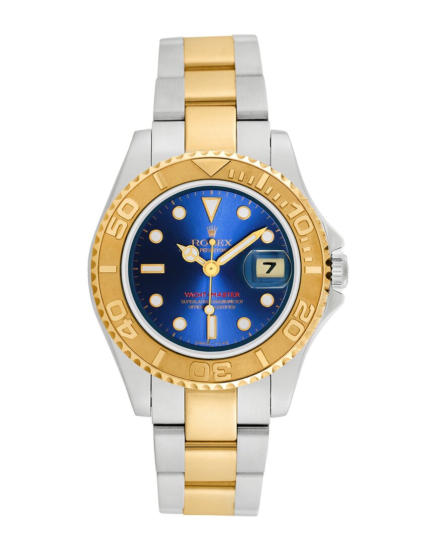 Rolex Women's Yacht-master Watch, Circa 1990s (authentic ) In Blue