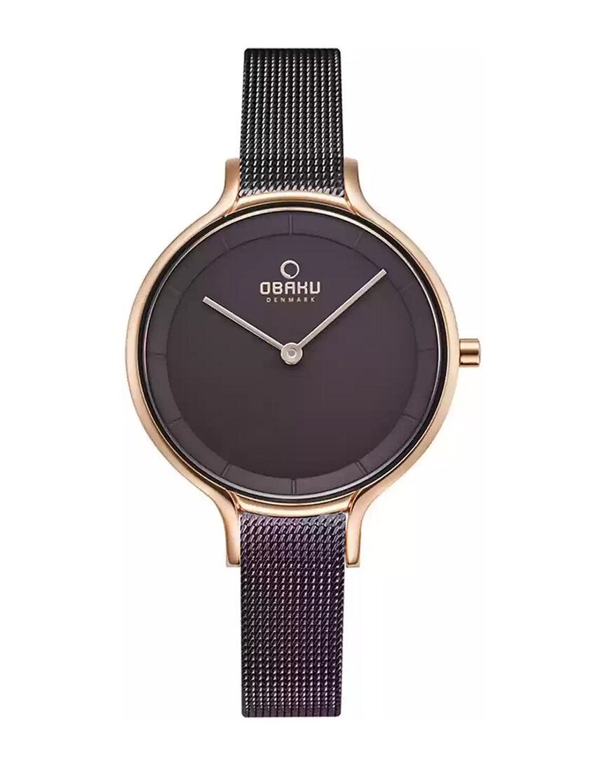 Shop Obaku Women's Walnut Watch