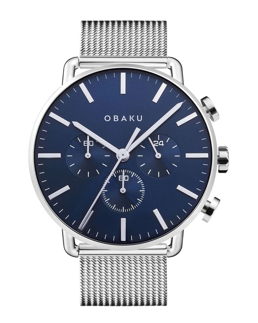 Obaku Men's Classic Watch In Blue