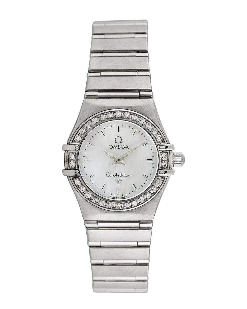 Pre-owned Omega Women's Constellation Diamond Watch