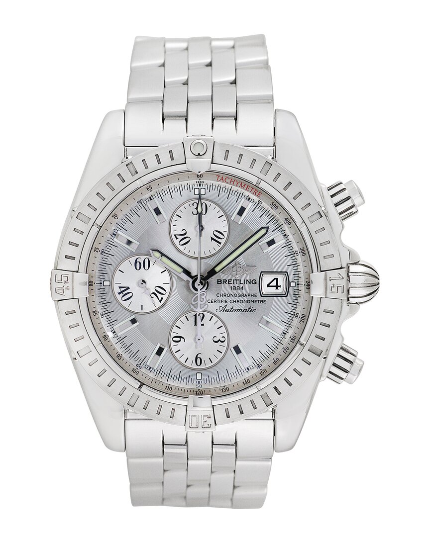 Breitling Men's Chronomat Evolution Watch, Circa 2000s (authentic ) In Metallic