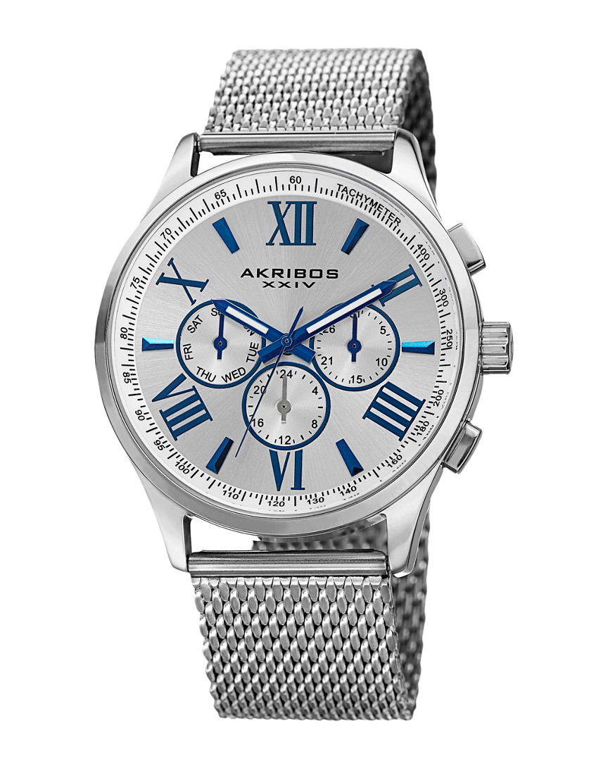 Akribos Xxiv Men's Watch In Multicolor