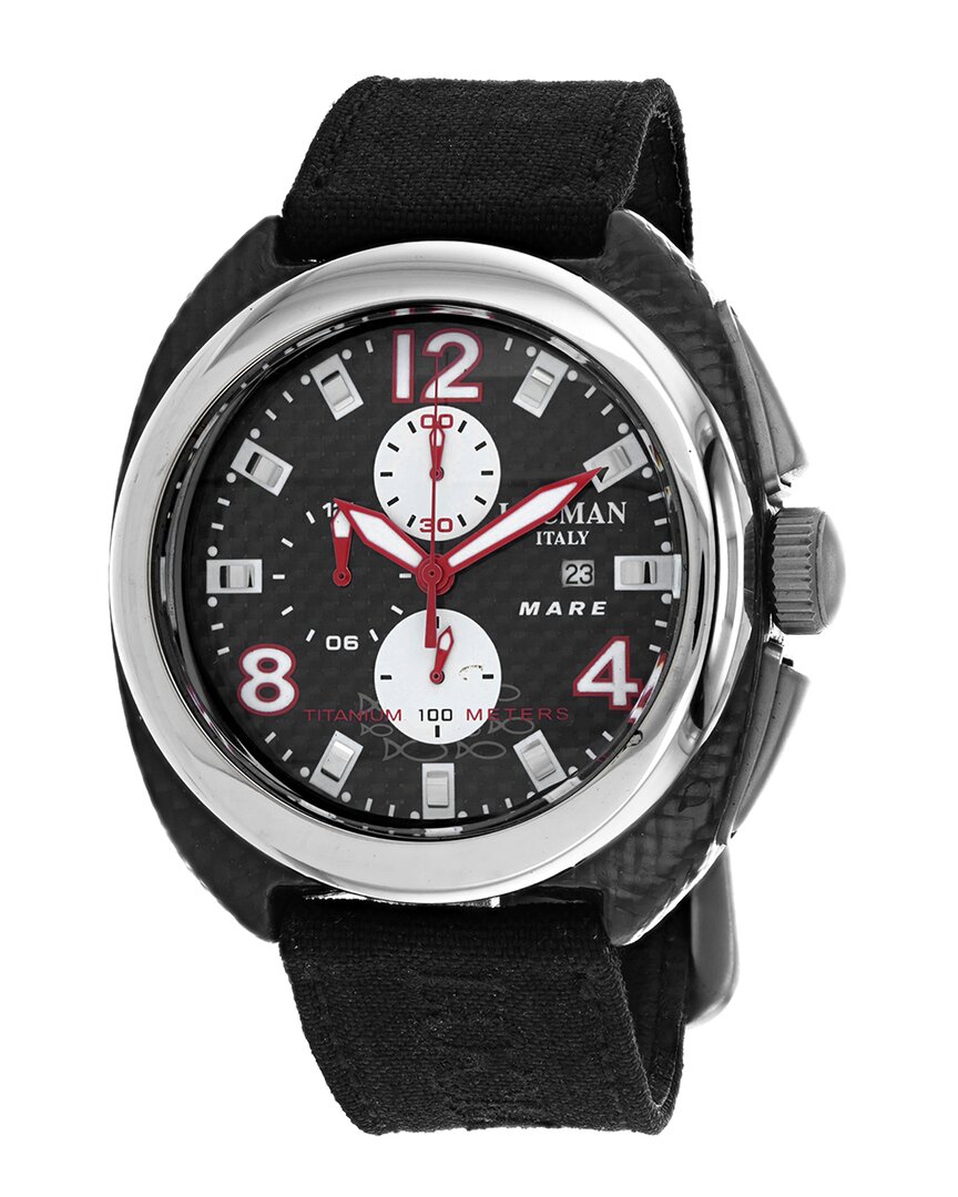 Locman Men's Classic Watch In Black