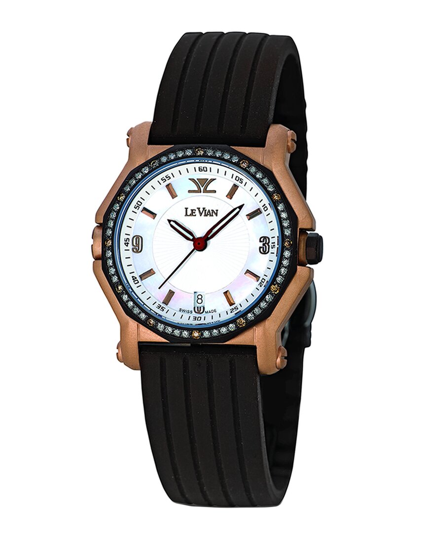Le Vian ® Unisex Lv Sport Diamond Watch In Black