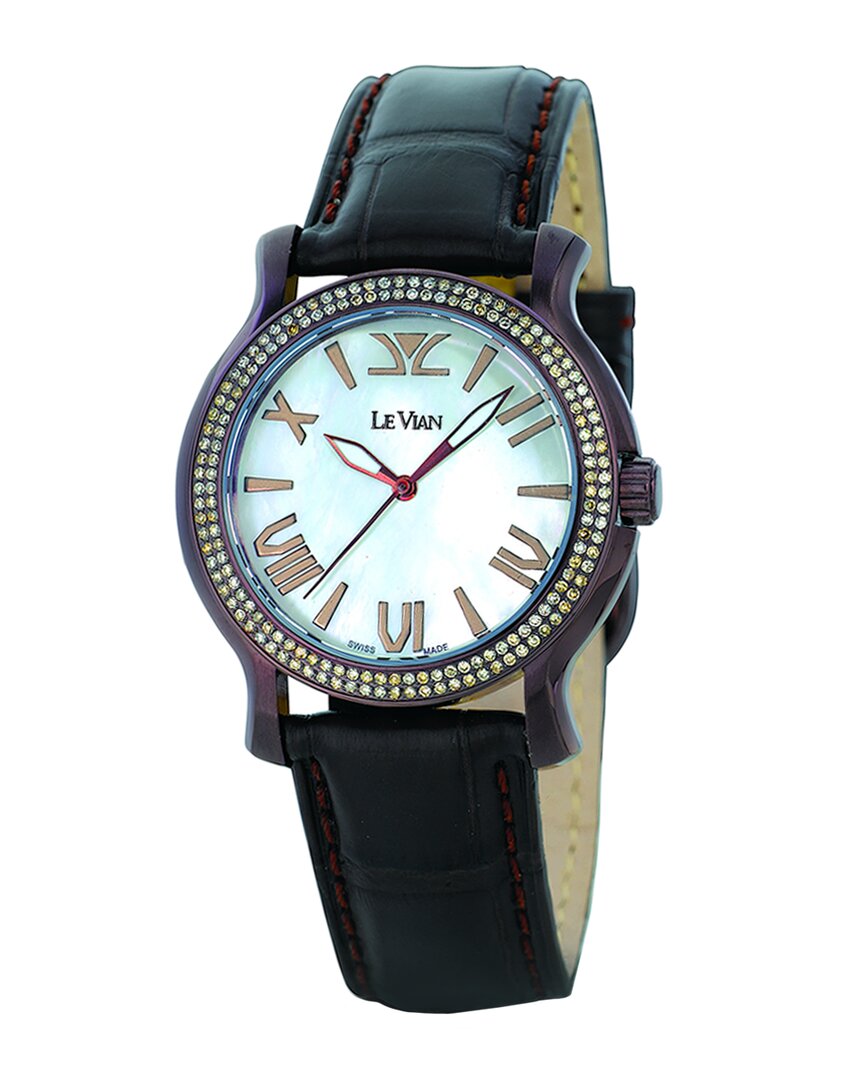 Le Vian ® Women's Classico Diamond Watch In Green