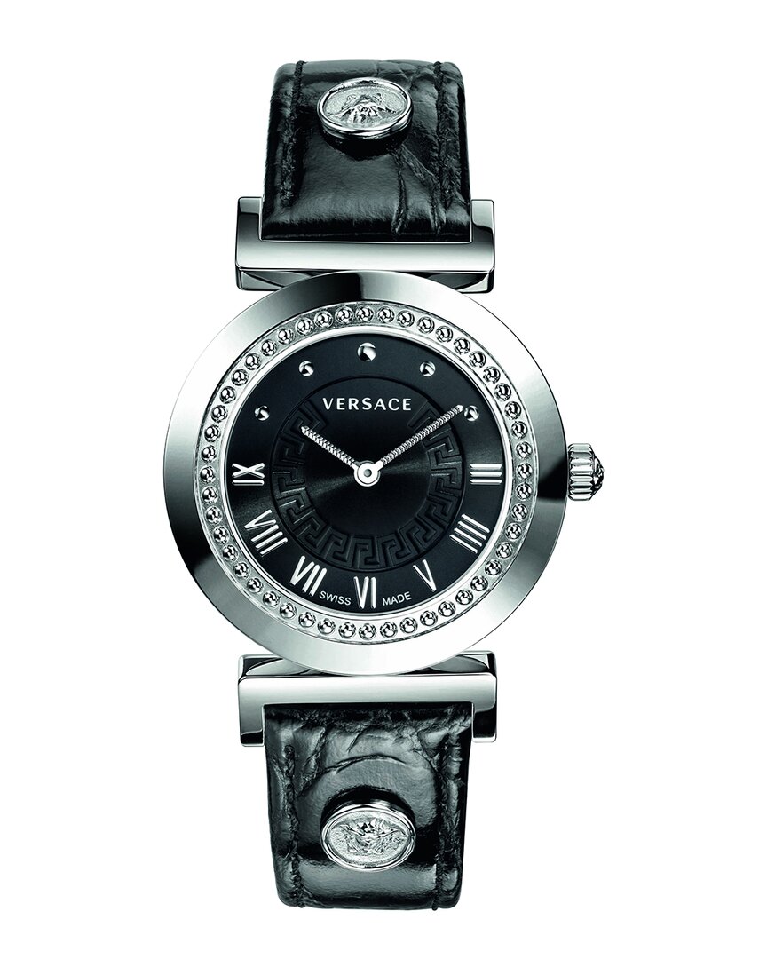 Versace Women's Vanity Watch In Metallic