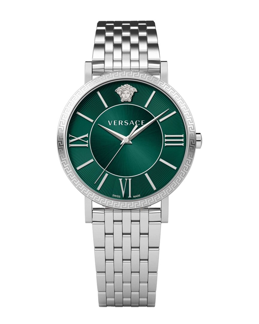 Versace Men's V-eternal Watch In Metallic