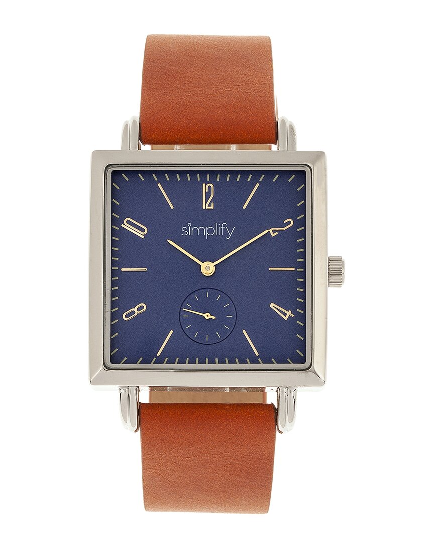 Simplify Unisex The 5000 Watch In Blue