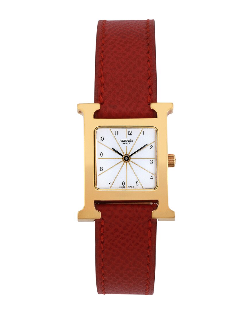 Pre-owned Hermes Hermès Women's Heure H Watch (authentic Pre-loved)