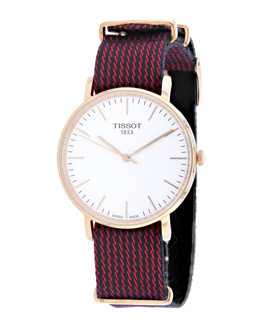 Tissot Men's Everytime Watch In Red