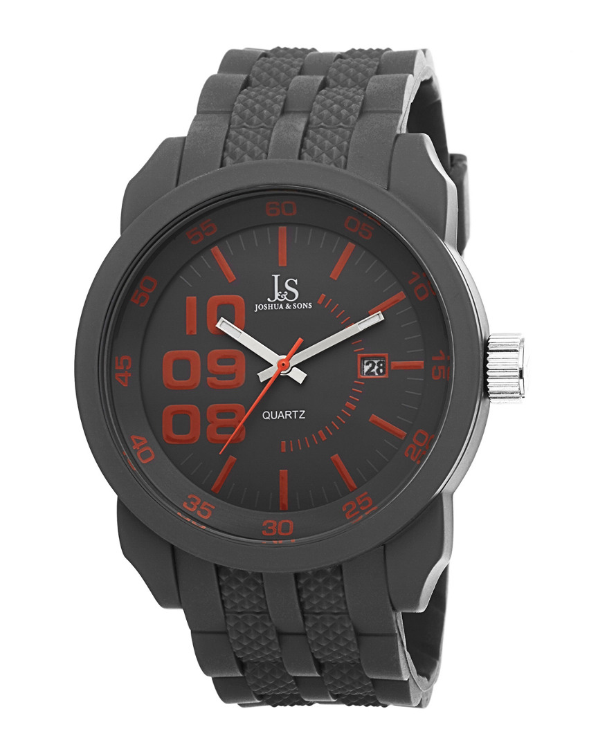 Joshua And Sons Joshua & Sons Men's Silicon Watch