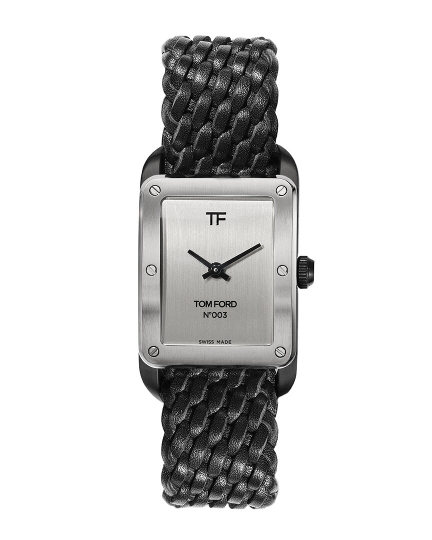 Tom Ford Unisex 003 Watch In Metallic