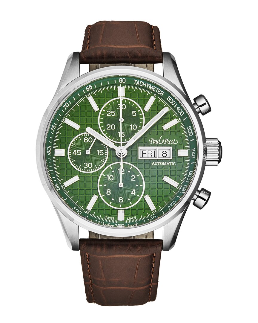 Shop Paul Picot Men's Gentleman Blazer Watch