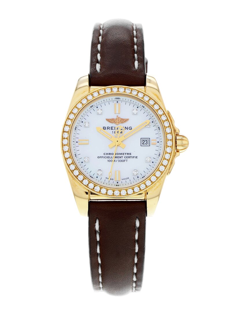 Shop Breitling Women's Galactic Diamond Watch, Circa 2019 (authentic )