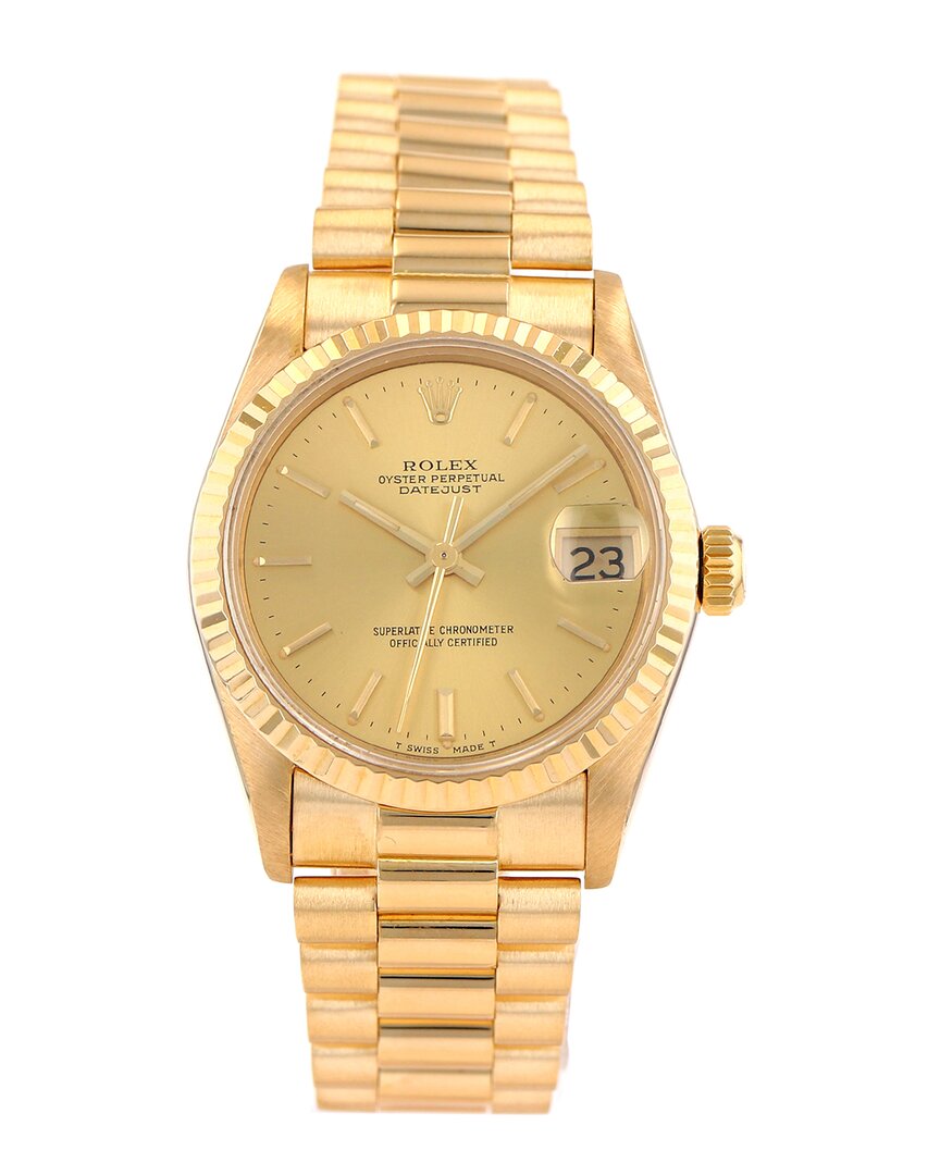 Shop Heritage Rolex Women's Datejust Watch, Circa 1986 (authentic )